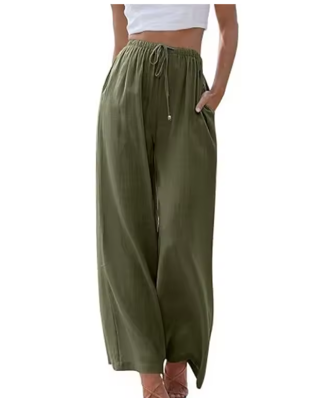 Pantalones de lino elegantes