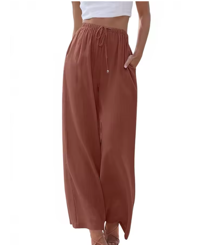 Pantalones de lino elegantes