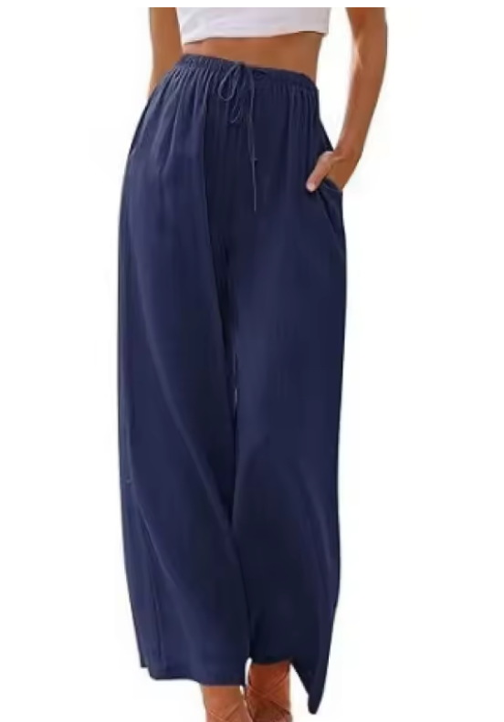 Pantalones de lino elegantes