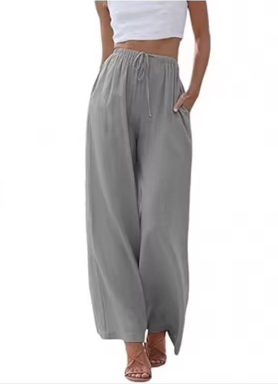 Pantalones de lino elegantes