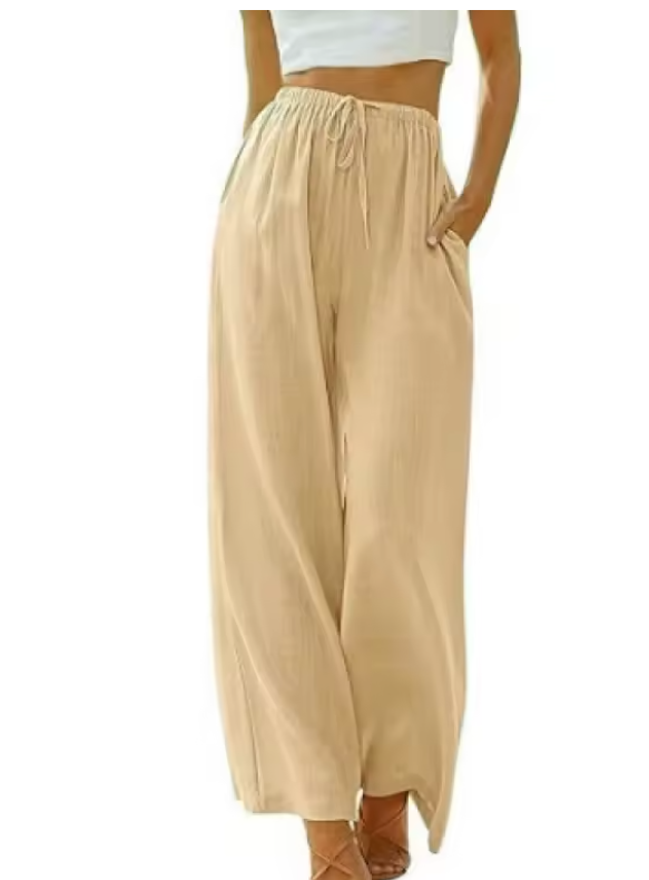 Pantalones de lino elegantes