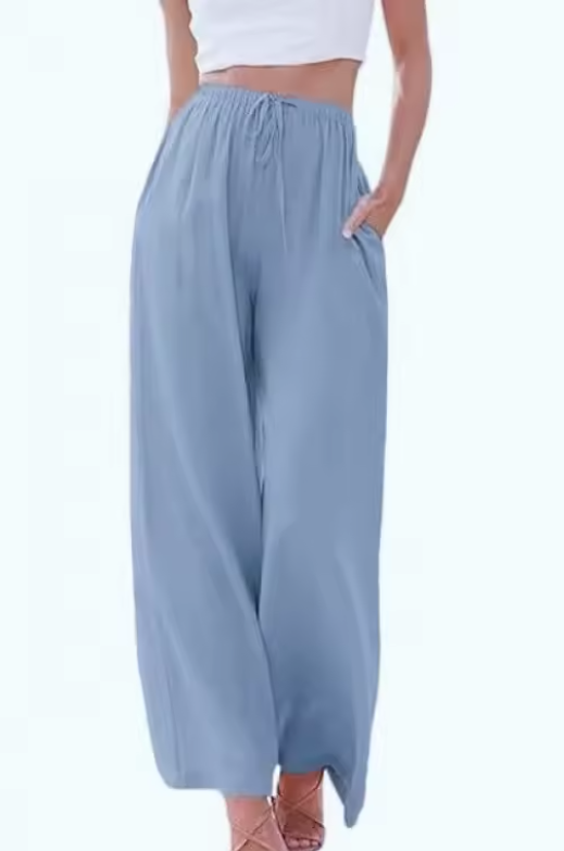 Pantalones de lino elegantes