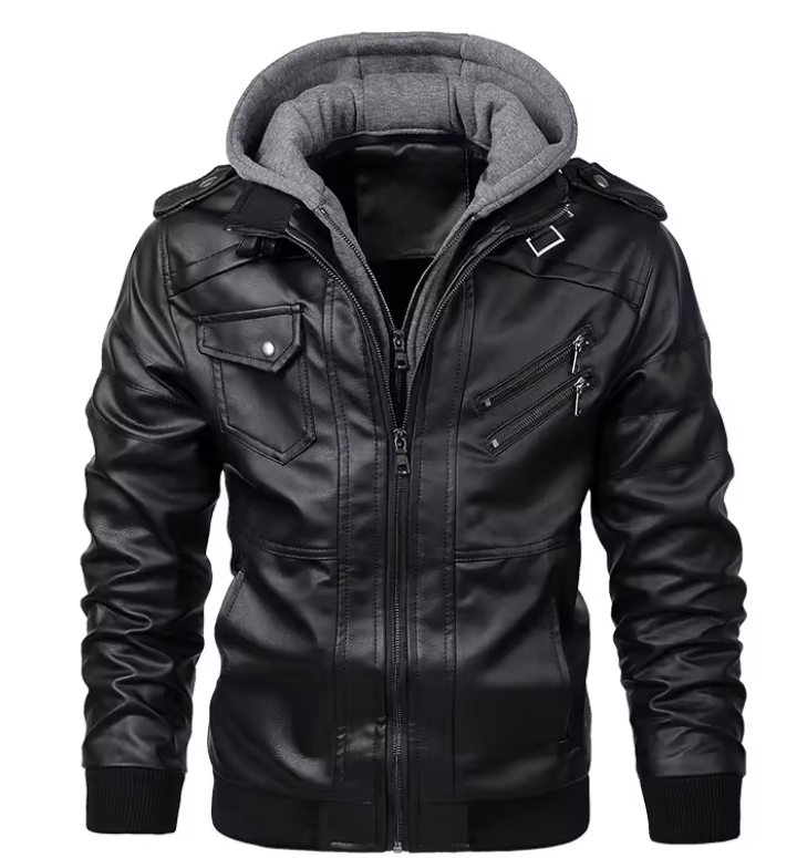 David - Chaqueta de cuero para chicos
