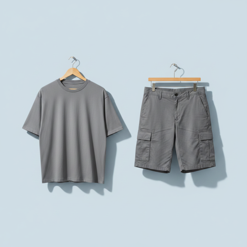 Conjunto gris para hombre