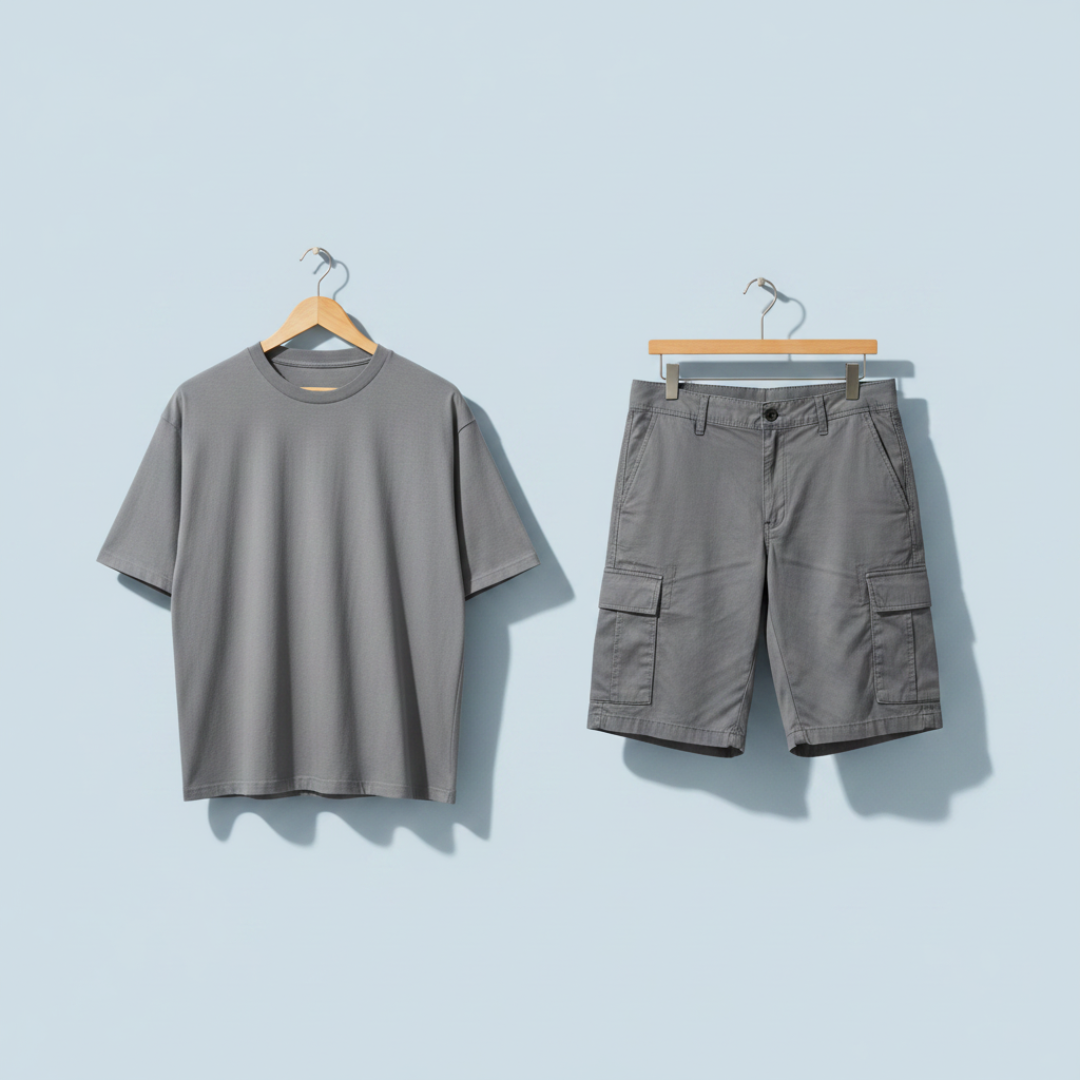 Conjunto gris para hombre