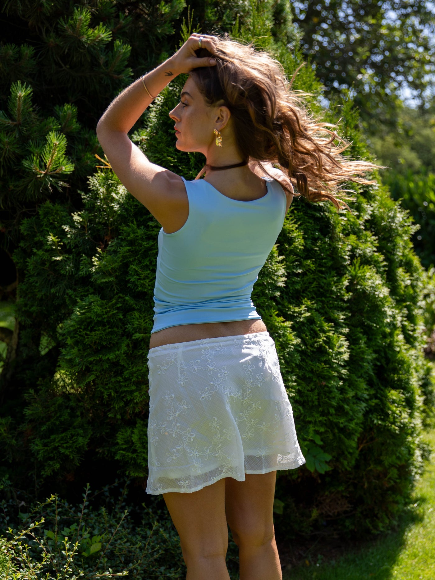 Nola top - Light blue