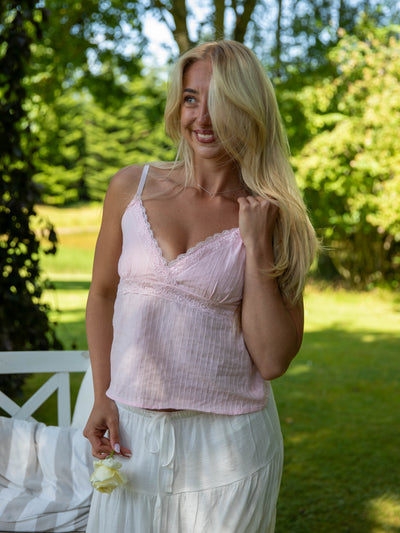 Nia strap top - Pink