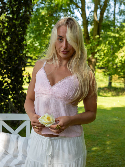 Nia strap top - Pink