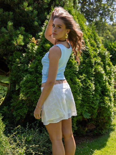 Nola top - Light blue