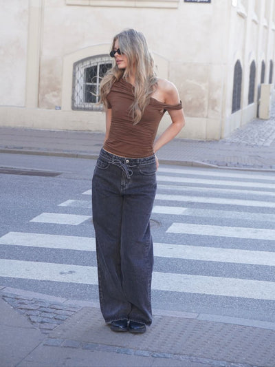 Elisa denim jeans - Grey