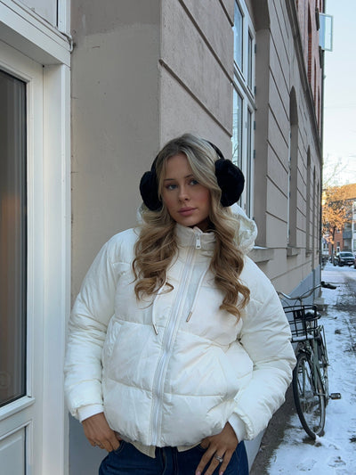 Sia plush ear warmers - Black