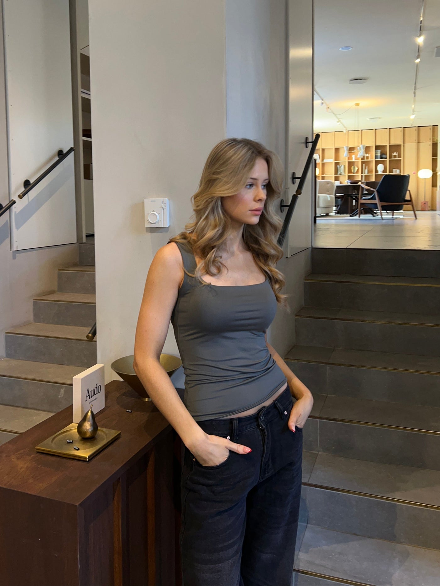 Nola top - Grey