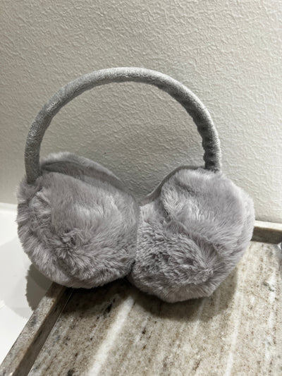 Sia plush ear warmers - Grey