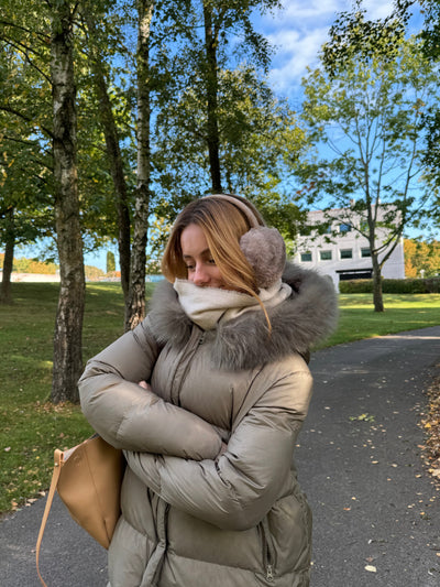 Sia plush ear warmers - Beige