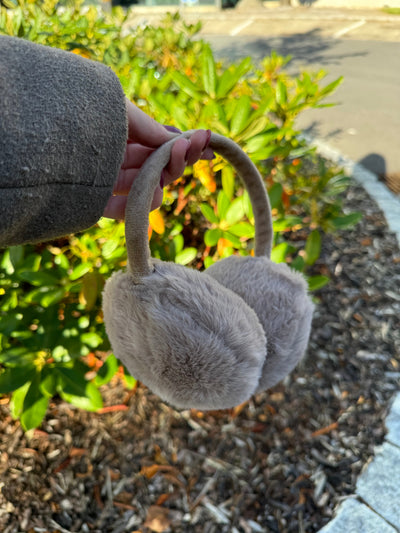 Sia plush ear warmers - Beige