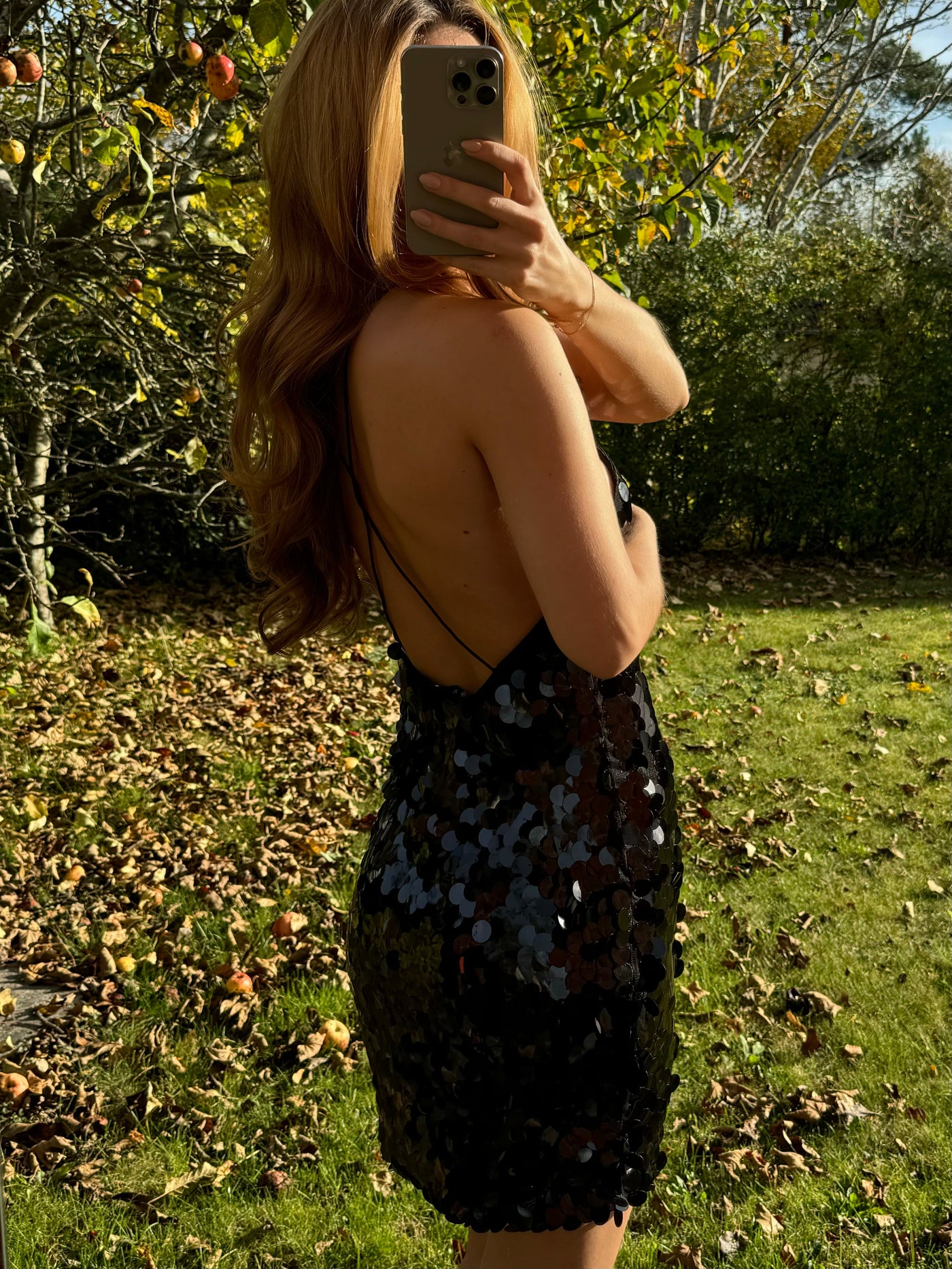 Nova sequin dress - Black