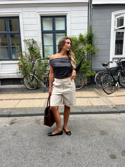 Mira bermuda shorts - Beige