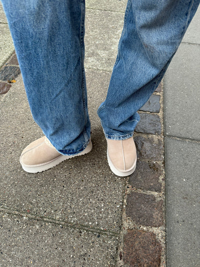 Tora platform teddy shoe - Beige