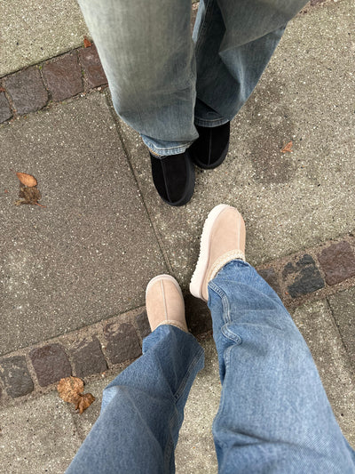 Tora platform teddy shoe - Beige