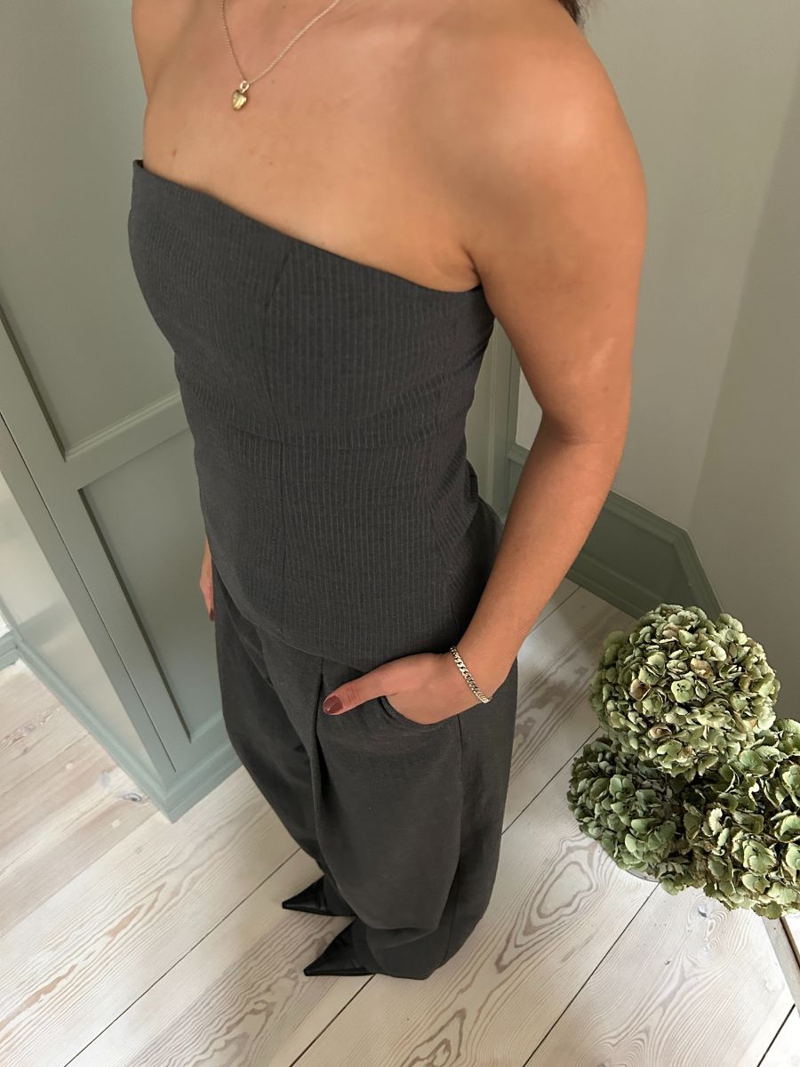 Julia bandeau top - Grey