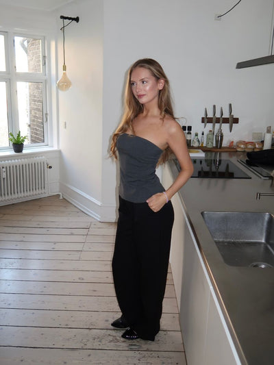 Julia bandeau top - Grey