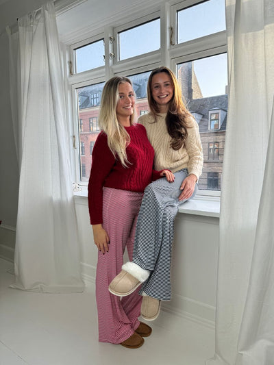 Kaya striped pants - Red/White