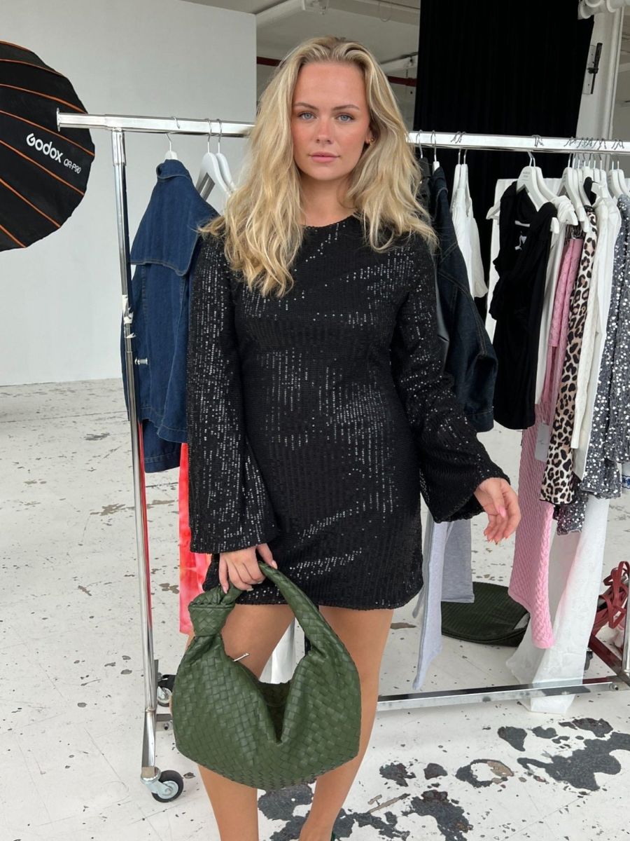Lola glitter dress - Black