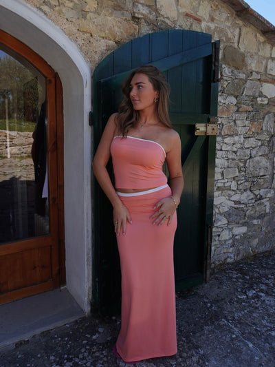 Nelly bandeau top - Coral