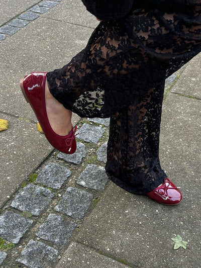 Oline ballerina - Dark red