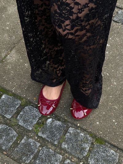 Oline ballerina - Dark red