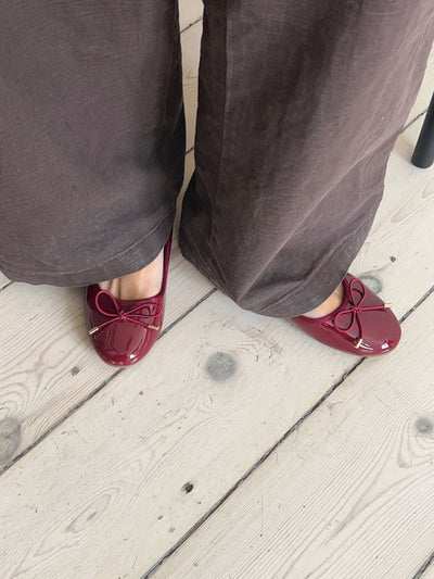 Oline ballerina - Dark red