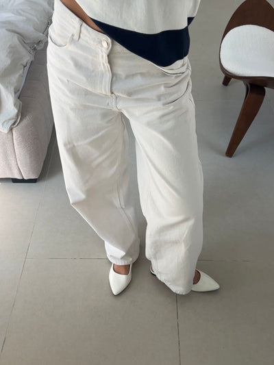Olivia ballerina - White
