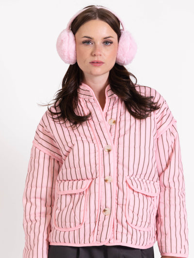 Sia plush ear warmers - Pink