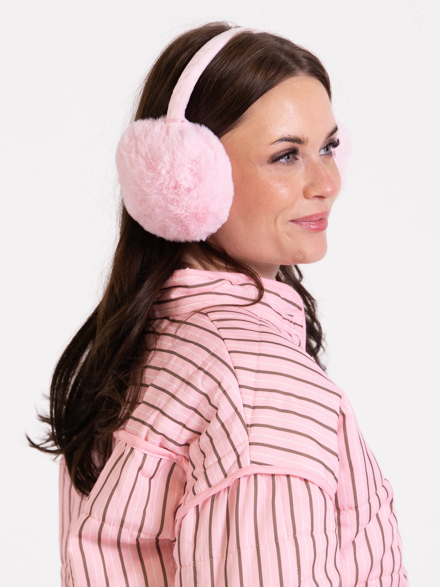 Sia plush ear warmers - Pink