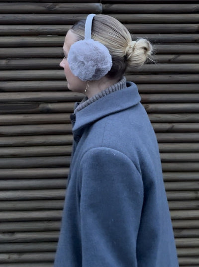 Sia plush ear warmers - Grey