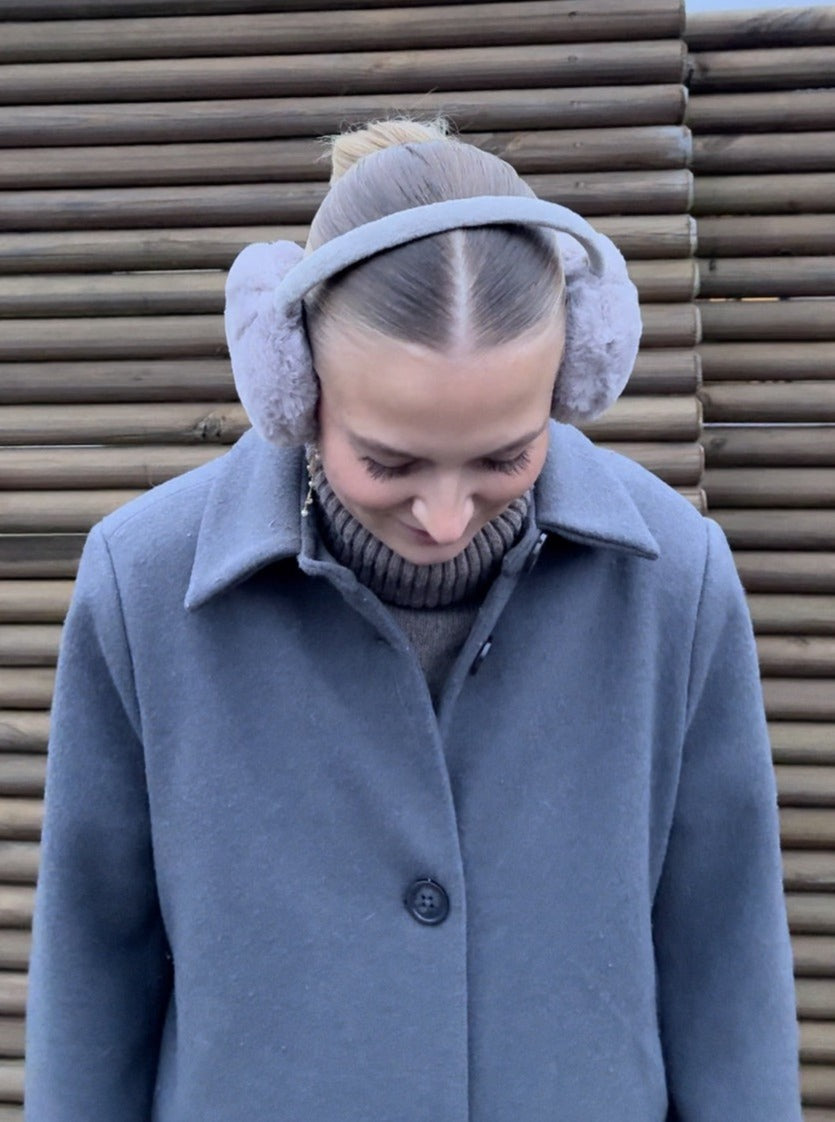 Sia plush ear warmers - Grey