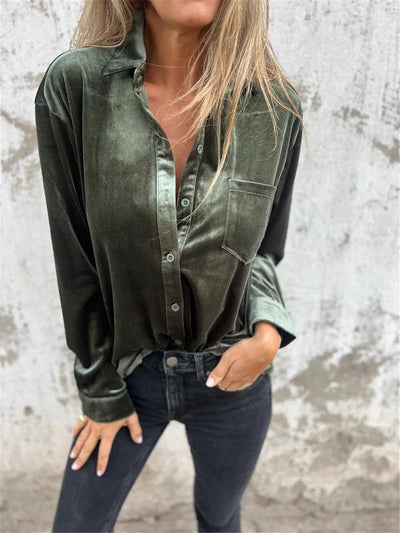 Eva - Camisa de terciopelo